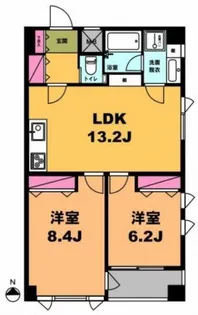 月村マンションNo.30【10階】の間取り