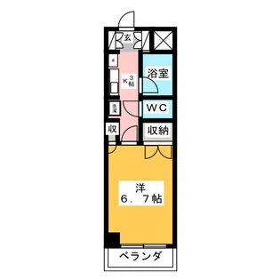 エトワール青森第1【4階】の間取り