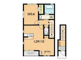 BlomstraII A【2階】の間取り