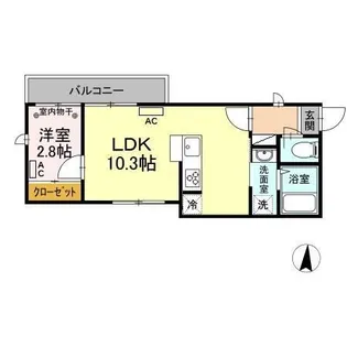 ノーバヤ カナヤ【3階】の間取り