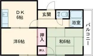 春日ダイヤモンドハイム【3階】の間取り
