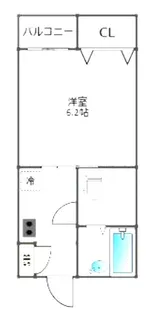 アクレイム三軒茶屋【3階】の間取り