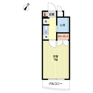 メゾンドエクセレ【2階】の間取り