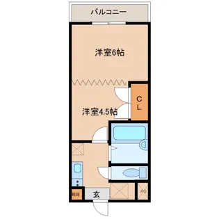 アクアステージ大在【3階】の間取り