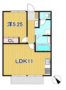 CASA WINII【2階】の間取り