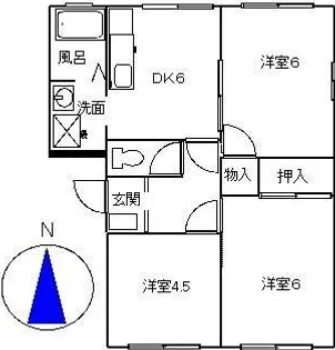 フレグランス南駿河台B【1階】の間取り