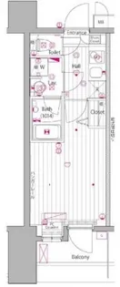 グランド・ガーラ川崎【6階】の間取り