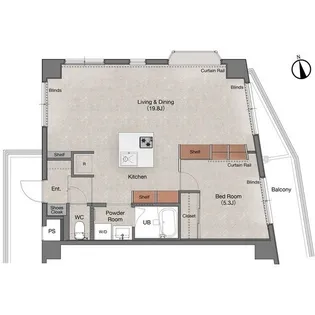 PATH高円寺【3階】の間取り