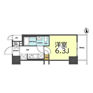 ビエント横濱鶴見【4階】の間取り