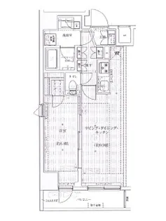 フュージョナル五反野【9階】の間取り