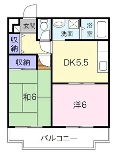 中央マンション松阪【2階】の間取り