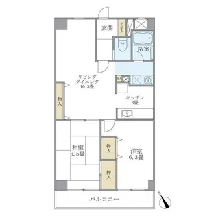 アーンジユ赤羽岩淵【5階】の間取り