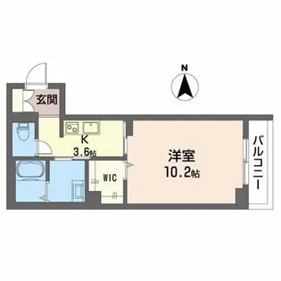 モンターニュ【3階】の間取り