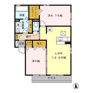 パル A【1階】の間取り