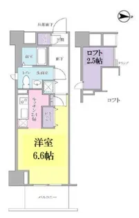 Kiinu Blanc ~キーヌ・ブラン~【5階】の間取り