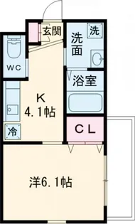 セントポリア泉【1階】の間取り