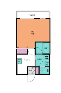 アルファー中島【1階】の間取り