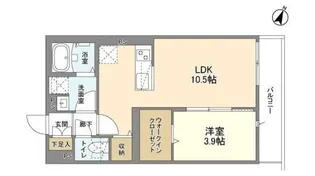 ウェルスクエア渋谷本町【2階】の間取り