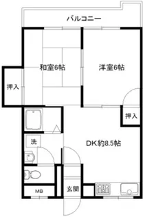 レノヴェ【1階】の間取り