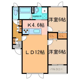 ALPHAI【1階】の間取り