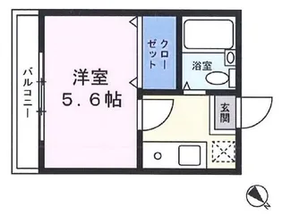 ハートランド天王町【4階】の間取り