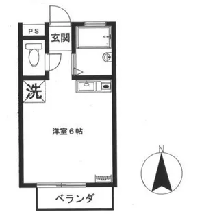 カーサK・S B棟【2階】の間取り