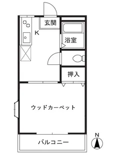 ラ・フォンテーヌA【2階】の間取り