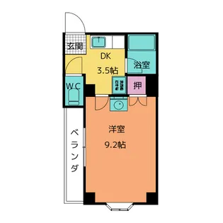 Mitoku39赤池【1階】の間取り