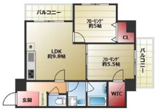 Luana.M【4階】の間取り