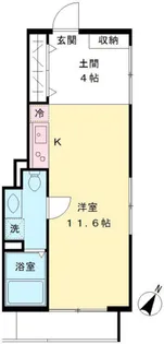 THE MANOR S【1階】の間取り