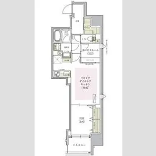 アーバネックス堺筋本町【10階】の間取り