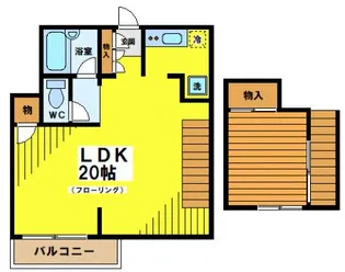 オラージュ【2階】の間取り