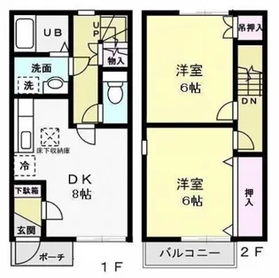 ウインドベル Bの間取り