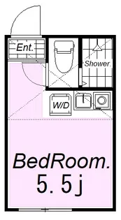 ユナイト星川ジェフリー【2階】の間取り