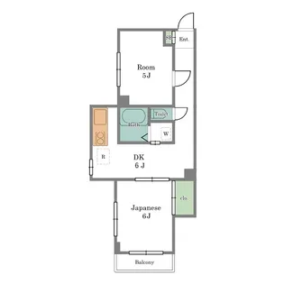 等々力フラワーガーデン【1階】の間取り