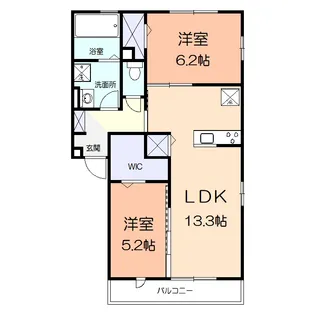 コンフォールI【2階】の間取り