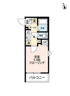 アルコバレーノ【1階】の間取り