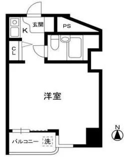 プラティーク新宿曙橋【3階】の間取り