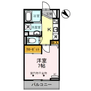 ロコモーション五福【2階】の間取り