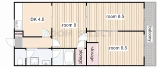 スカイハイツ【3階】の間取り