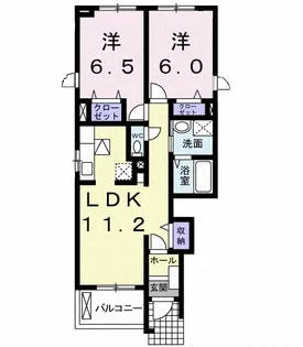 グラース・メゾン・K【1階】の間取り