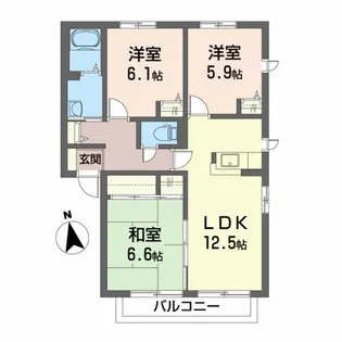 グランドステージ ヒロ【2階】の間取り