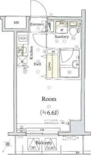 ARTESSIMOLINKBREZZA【4階】の間取り