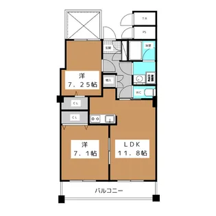 ラトナ東口ビル【4階】の間取り