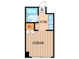 藤井ビル北14条【6階】の間取り