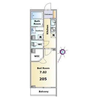 Sundwell(サンドエル)【2階】の間取り