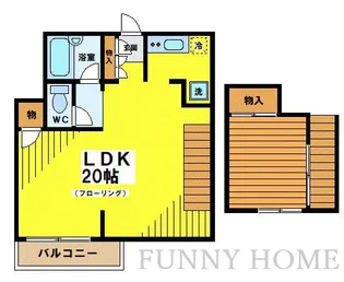 オラージュ【2階】の間取り