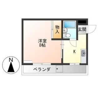 OMレジデンス宇都宮【2階】の間取り