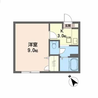 メゾン土樋【1階】の間取り