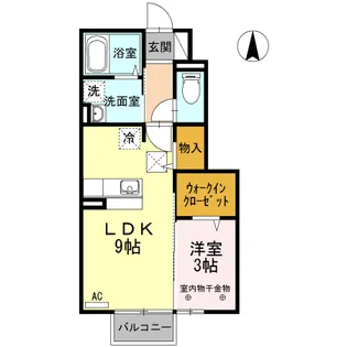 ファインビュー御山【1階】の間取り